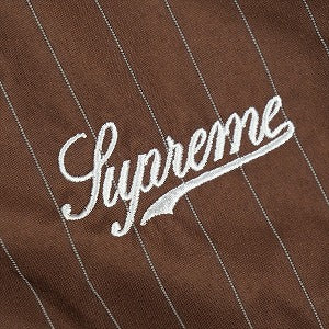 SUPREME シュプリーム 24AW Reflective Pinstripe Track Jacket Brown トラックジャケット 茶 Size 【M】 【中古品-良い】 20826983