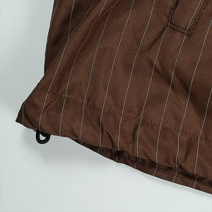 SUPREME シュプリーム 24AW Reflective Pinstripe Track Jacket Brown トラックジャケット 茶 Size 【M】 【中古品-良い】 20826983