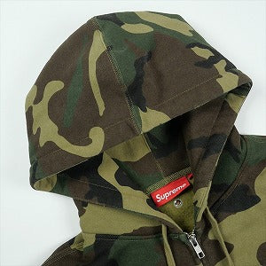 SUPREME シュプリーム ×b.b. Simon 25SS Zip Up Hooded Sweatshirt Woodland Camo パーカー 緑 Size 【S】 【中古品-非常に良い】 20826985