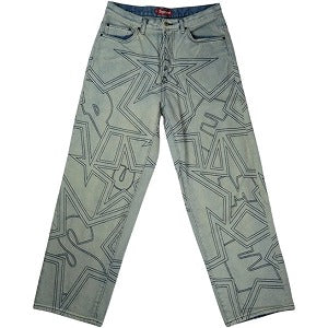 SUPREME シュプリーム 25SS Stars Topstitch Baggy Jean Dirty デニムパンツ インディゴ Size 【30】 【中古品-良い】 20826992