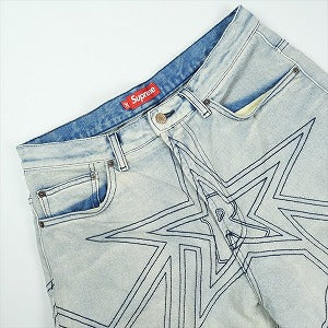 SUPREME シュプリーム 25SS Stars Topstitch Baggy Jean Dirty デニムパンツ インディゴ Size 【30】 【中古品-良い】 20826992