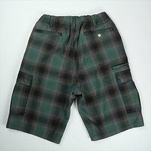 SUPREME シュプリーム 25SS Shadow Plaid Cargo Short Green ショーツ 緑 Size 【S】 【中古品-良い】 20826995
