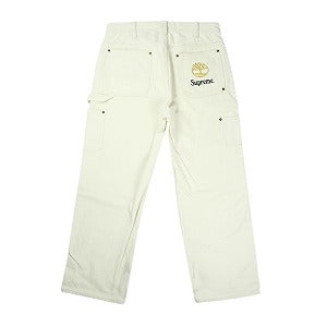 SUPREME シュプリーム ×Timberland 21SS Double Knee Painter Pant Stone ダブルニーペインターパンツ 白 Size 【32】 【中古品-良い】 20826996