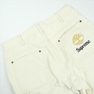 SUPREME シュプリーム ×Timberland 21SS Double Knee Painter Pant Stone ダブルニーペインターパンツ 白 Size 【32】 【中古品-良い】 20826996