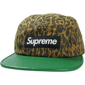 SUPREME シュプリーム 13SS Leopard Leather Visor Camp Cap キャンプキャップ 茶 Size 【フリー】 【中古品-非常に良い】 20826999