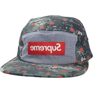 SUPREME シュプリーム ×COMME des GARCONS 13SS Camp Cap Navy Camo キャンプキャップ 紺 Size 【フリー】 【中古品-良い】 20827001