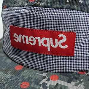 SUPREME シュプリーム ×COMME des GARCONS 13SS Camp Cap Navy Camo キャンプキャップ 紺 Size 【フリー】 【中古品-良い】 20827001
