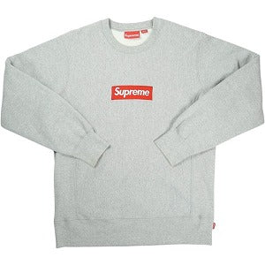 SUPREME シュプリーム 15AW Box Logo Crewneck Grey クルーネックスウェット 灰 Size 【M】 【中古品-非常に良い】 20827005