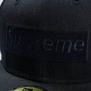SUPREME シュプリーム 14AW Tonal Box Logo New Era Cap Navy ニューエラキャップ 紺 Size 【7　3/8(M)】 【中古品-良い】 20827007