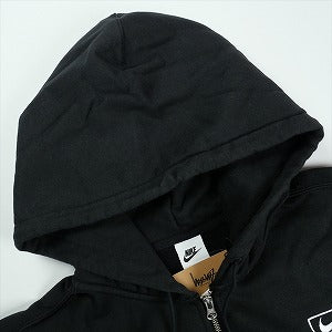 STUSSY ステューシー ×NIKE 25FW STONE WASHED FLEECE ZIP HOODIE Black ジップパーカー 黒 Size 【L】 【新古品・未使用品】 20827024