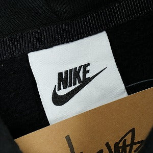 STUSSY ステューシー ×NIKE 25FW STONE WASHED FLEECE ZIP HOODIE Black ジップパーカー 黒 Size 【L】 【新古品・未使用品】 20827024