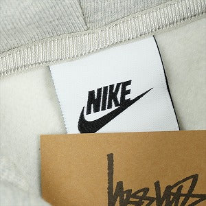 STUSSY ステューシー ×NIKE 25FW STONE WASHED FLEECE ZIP HOODIE Grey Heather ジップパーカー 灰 Size 【M】 【新古品・未使用品】 20827030