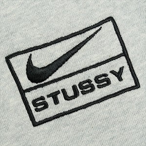 STUSSY ステューシー ×NIKE 25FW STONE WASHED FLEECE ZIP HOODIE Grey Heather ジップパーカー 灰 Size 【M】 【新古品・未使用品】 20827030