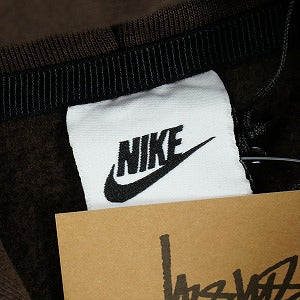 STUSSY ステューシー ×NIKE 25FW STONE WASHED FLEECE ZIP HOODIE Dark Cinder ジップパーカー 茶 Size 【S】 【新古品・未使用品】 20827037