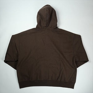 STUSSY ステューシー ×NIKE 25FW STONE WASHED FLEECE ZIP HOODIE Dark Cinder ジップパーカー 茶 Size 【L】 【新古品・未使用品】 20827038