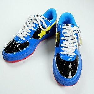 A BATHING APE ア ベイシング エイプ ×MARVEL BAPESTAエナメル “wolverine” スニーカー 黒 Size 【26.5cm】 【中古品-ほぼ新品】 20827078