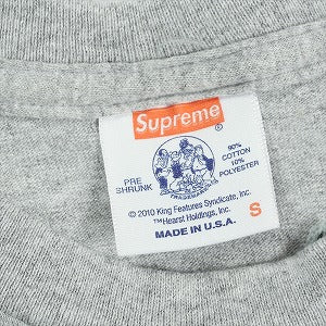 SUPREME シュプリーム ×POPEYE 10AW Popeye tee Grey Tシャツ 灰 Size 【S】 【中古品-良い】 20827085