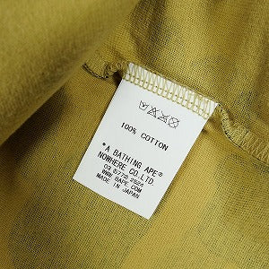 A BATHING APE ア ベイシング エイプ ×STUSSY 30th Anniversary Skull Camo Tee Yellow 30周年記念Tシャツ 黄 Size 【S】 【新古品・未使用品】 20827087