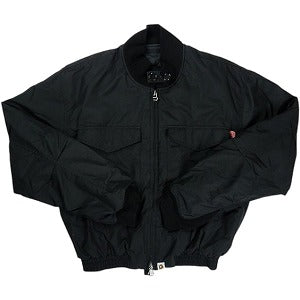 A BATHING APE ア ベイシング エイプ WIND STOPPER MA-1 Black ジャケット 黒 Size 【M】 【中古品-良い】 20827088