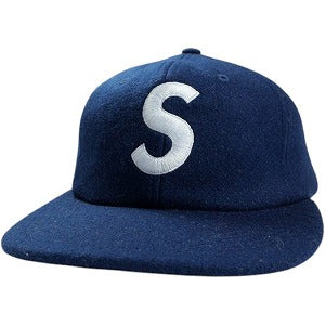 SUPREME シュプリーム 17AW Wool S Logo 6-Panel Cap Navy キャップ 紺 Size 【フリー】 【中古品-非常に良い】 20827089
