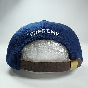 SUPREME シュプリーム 17AW Wool S Logo 6-Panel Cap Navy キャップ 紺 Size 【フリー】 【中古品-非常に良い】 20827089