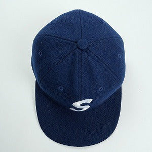 SUPREME シュプリーム 17AW Wool S Logo 6-Panel Cap Navy キャップ 紺 Size 【フリー】 【中古品-非常に良い】 20827089