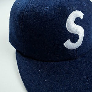 SUPREME シュプリーム 17AW Wool S Logo 6-Panel Cap Navy キャップ 紺 Size 【フリー】 【中古品-非常に良い】 20827089