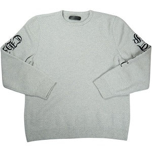 CHROME HEARTS クロム・ハーツ Y NOT SLO RIDE CASHMERE KNIT SWEATER GRAY カシミヤセーター 灰 Size 【XL】 【中古品-ほぼ新品】 20827094