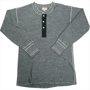 At Last ＆ Co アットラスト/BUTCHER PRODUCTS ブッチャープロダクツ UNDER SHIRT HENLEY ロンT 灰 Size 【S】 【中古品-良い】 20827098