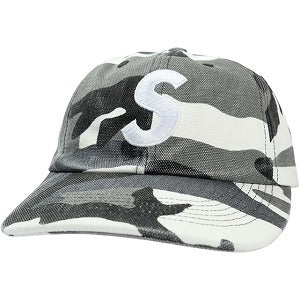 SUPREME シュプリーム 25FW Pigment Coated Canvas S Logo 6-Panel Snow Camo キャップ 灰 Size 【フリー】 【新古品・未使用品】 20827104