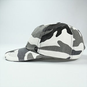 SUPREME シュプリーム 25FW Pigment Coated Canvas S Logo 6-Panel Snow Camo キャップ 灰 Size 【フリー】 【新古品・未使用品】 20827104