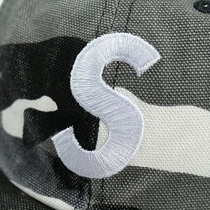 SUPREME シュプリーム 25FW Pigment Coated Canvas S Logo 6-Panel Snow Camo キャップ 灰 Size 【フリー】 【新古品・未使用品】 20827104