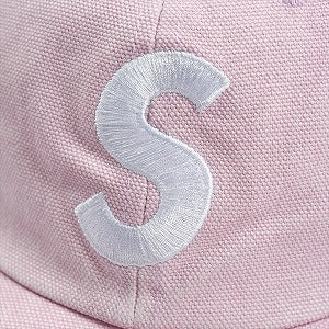 SUPREME シュプリーム 25FW Pigment Coated Canvas S Logo 6-Panel Light Pink キャップ ピンク Size 【フリー】 【新古品・未使用品】 20827109