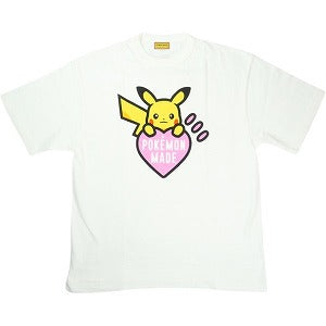 HUMAN MADE ヒューマンメイド ×POKEMON MADE 25AW GRAPHIC T-SHIRT WHITE 原宿店限定 ピカチュウTシャツ 白 Size 【S】 【新古品・未使用品】 20827136