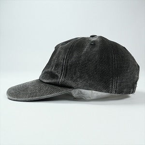 SUPREME シュプリーム 25FW Pigment Coated Canvas S Logo 6-Panel Black キャップ 黒 Size 【フリー】 【新古品・未使用品】 20827153