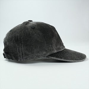 SUPREME シュプリーム 25FW Pigment Coated Canvas S Logo 6-Panel Black キャップ 黒 Size 【フリー】 【新古品・未使用品】 20827153