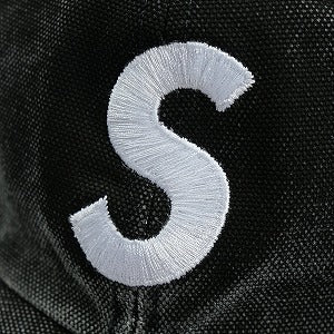 SUPREME シュプリーム 25FW Pigment Coated Canvas S Logo 6-Panel Black キャップ 黒 Size 【フリー】 【新古品・未使用品】 20827153