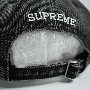 SUPREME シュプリーム 25FW Pigment Coated Canvas S Logo 6-Panel Black キャップ 黒 Size 【フリー】 【新古品・未使用品】 20827153