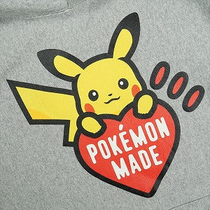 HUMAN MADE ヒューマンメイド ×POKEMON MADE 25AW HEAVYWEIGHT HOODIE GRAY XX30CS006 ピカチュウパーカー 灰 Size 【L】 【新古品・未使用品】 20827163