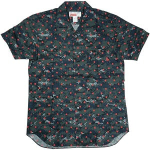 SUPREME シュプリーム ×COMME des GARCONS SHIRT 13SS Loop Collar Shirt Navy 半袖シャツ 紺 Size 【S】 【新古品・未使用品】 20827198