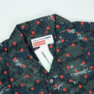 SUPREME シュプリーム ×COMME des GARCONS SHIRT 13SS Loop Collar Shirt Navy 半袖シャツ 紺 Size 【S】 【新古品・未使用品】 20827198
