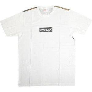 SUPREME シュプリーム ×COMME des GARCONS 13SS Box Logo Tee ドット迷彩柄ミラーBOXロゴTシャツ 白 Size 【M】 【新古品・未使用品】 20827206