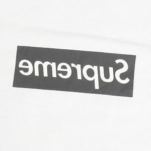 SUPREME シュプリーム ×COMME des GARCONS 13SS Box Logo Tee ドット迷彩柄ミラーBOXロゴTシャツ 白 Size 【M】 【新古品・未使用品】 20827206