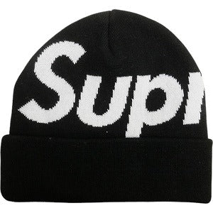 SUPREME シュプリーム 24AW Big Logo Beanie Black ビーニー 黒 Size 【フリー】 【新古品・未使用品】 20827272