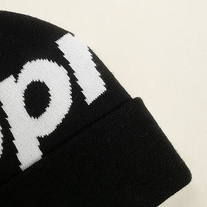 SUPREME シュプリーム 24AW Big Logo Beanie Black ビーニー 黒 Size 【フリー】 【新古品・未使用品】 20827272