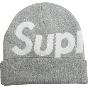 SUPREME シュプリーム 24AW Big Logo Beanie Heather Grey ビーニー 灰 Size 【フリー】 【新古品・未使用品】 20827274