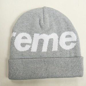 SUPREME シュプリーム 24AW Big Logo Beanie Heather Grey ビーニー 灰 Size 【フリー】 【新古品・未使用品】 20827274