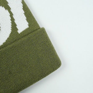 SUPREME シュプリーム 24AW Big Logo Beanie Light Olive ビーニー オリーブ Size 【フリー】 【中古品-ほぼ新品】 20827275