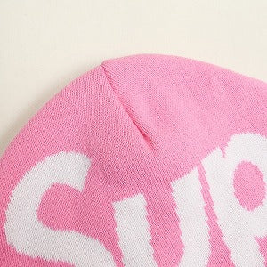 SUPREME シュプリーム 24AW Big Logo Beanie Pink ビーニー ピンク Size 【フリー】 【新古品・未使用品】 20827276