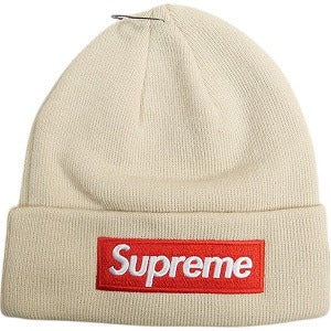 SUPREME シュプリーム 24AW New Era Box Logo Beanie Stone ボックスロゴビーニー クリーム Size 【フリー】 【新古品・未使用品】 20827280
